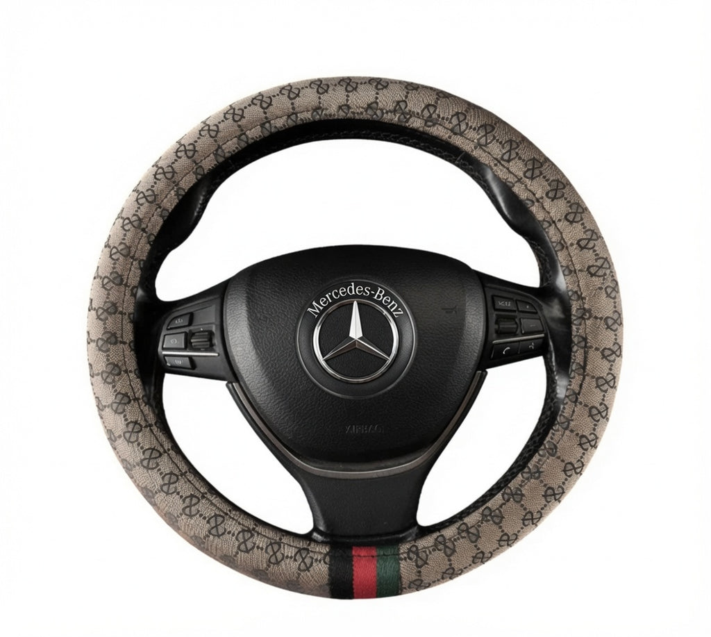 Luxury GG logo Steering Wheel Cover