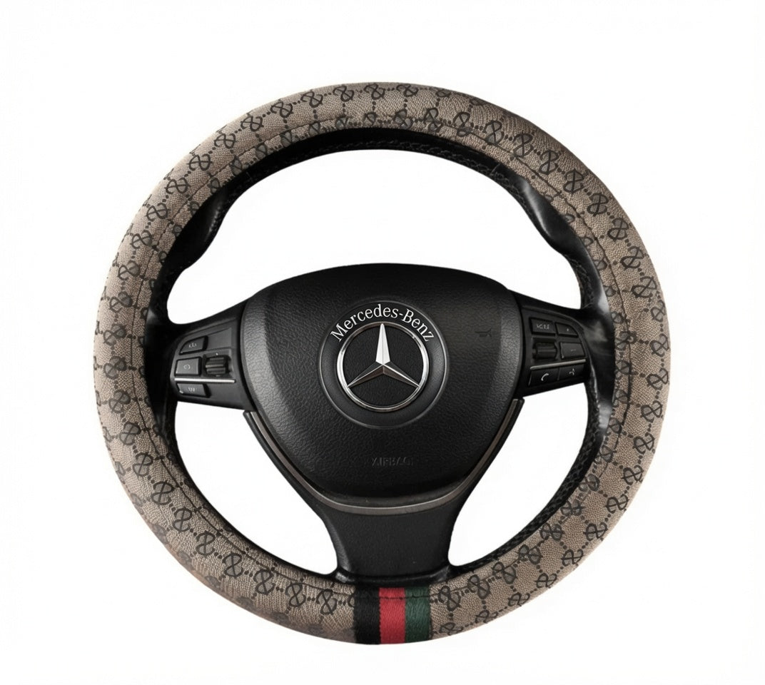Luxury GG logo Steering Wheel Cover